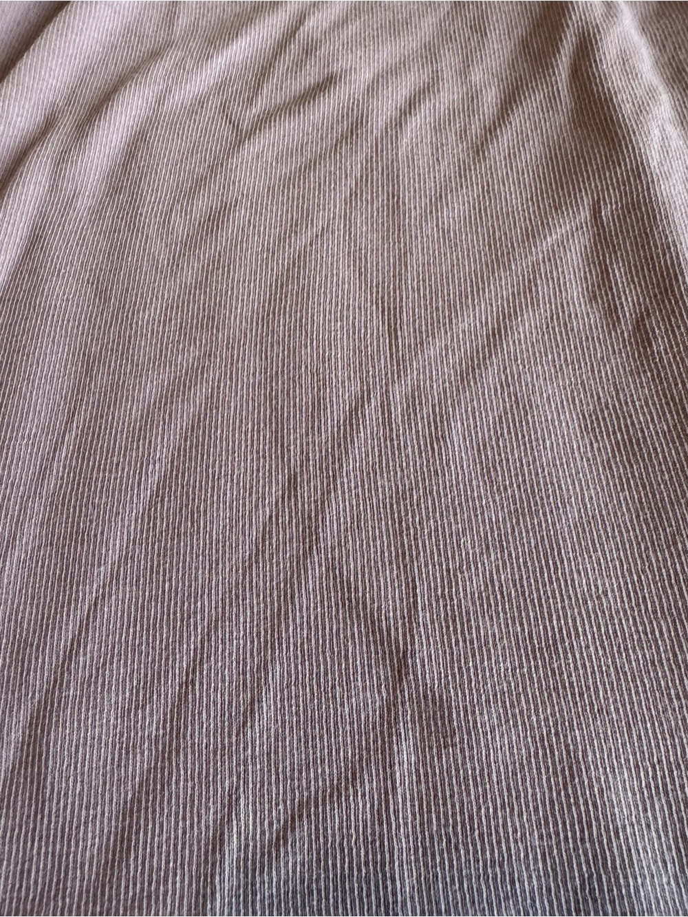 TNA Ribbed Long Sleeve Square Neck Top - Dusty Mauve - Picture 2 of 3